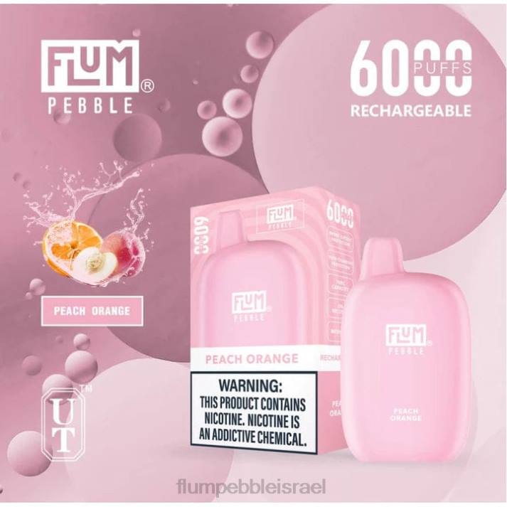 FLUM PEBBLES 6000 שאיפות תפוז אפרסק 2H6V62 | FLUM PEBBLE JERUSALEM