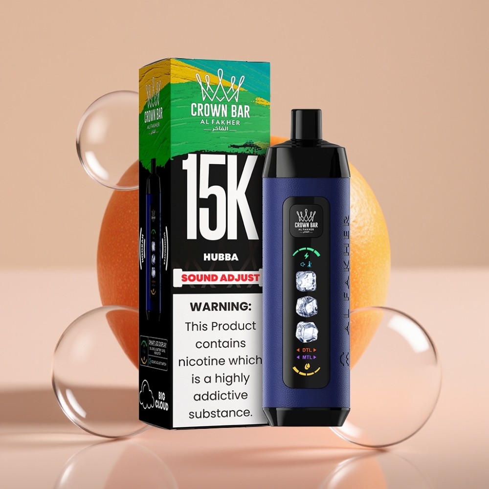 Al Fakher 15k Ice Adjust Clouds Disposable Device 15000 פאפים 22ml סוללה 850mAh