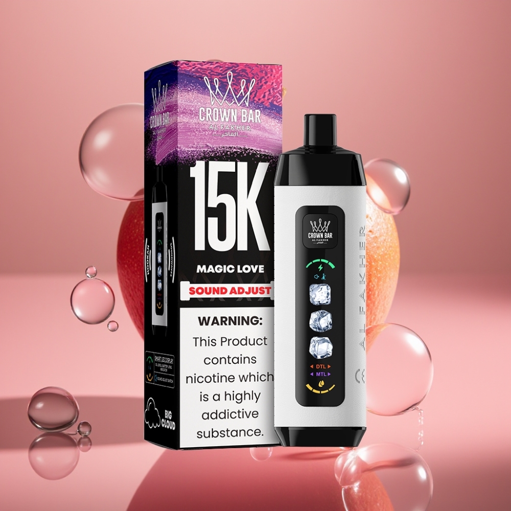 Al Fakher 15k Ice Adjust Clouds Disposable Device 15000 Puffs 22ml Magic Love