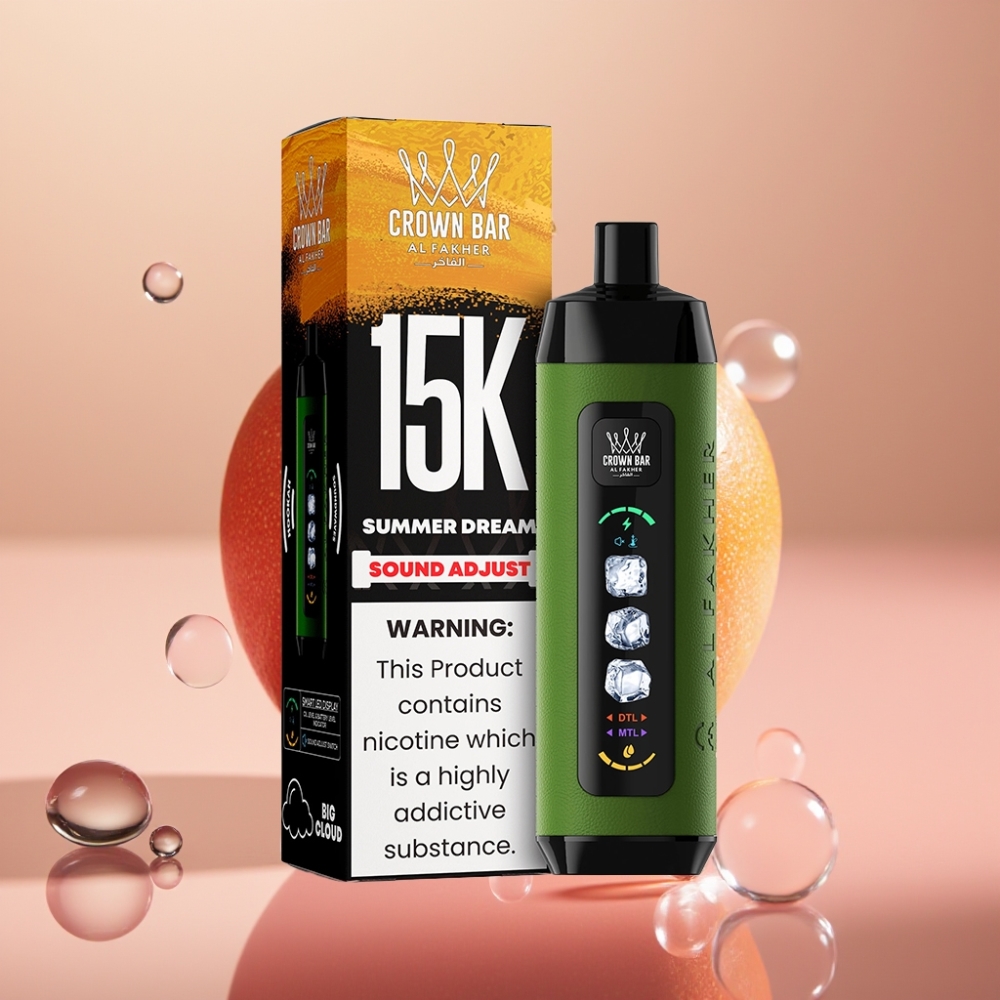 Al Fakher 15k חלום קיץ Ice Adjust Clouds Disposable Device 22ml 15000