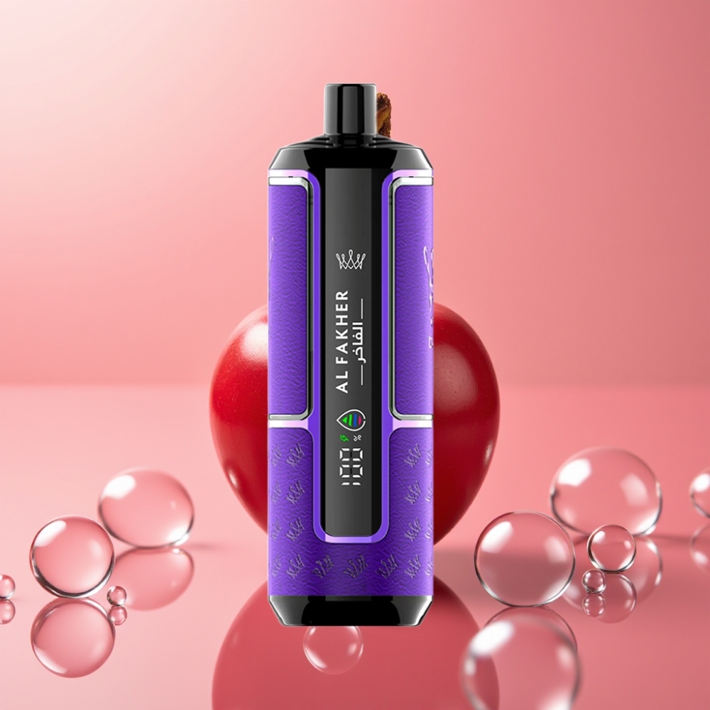 Al Fakher Crown Bar 15000 Hypermax היפר-מקס 22ml דיספוזבל וייפ קיט דובדבן פייסטה