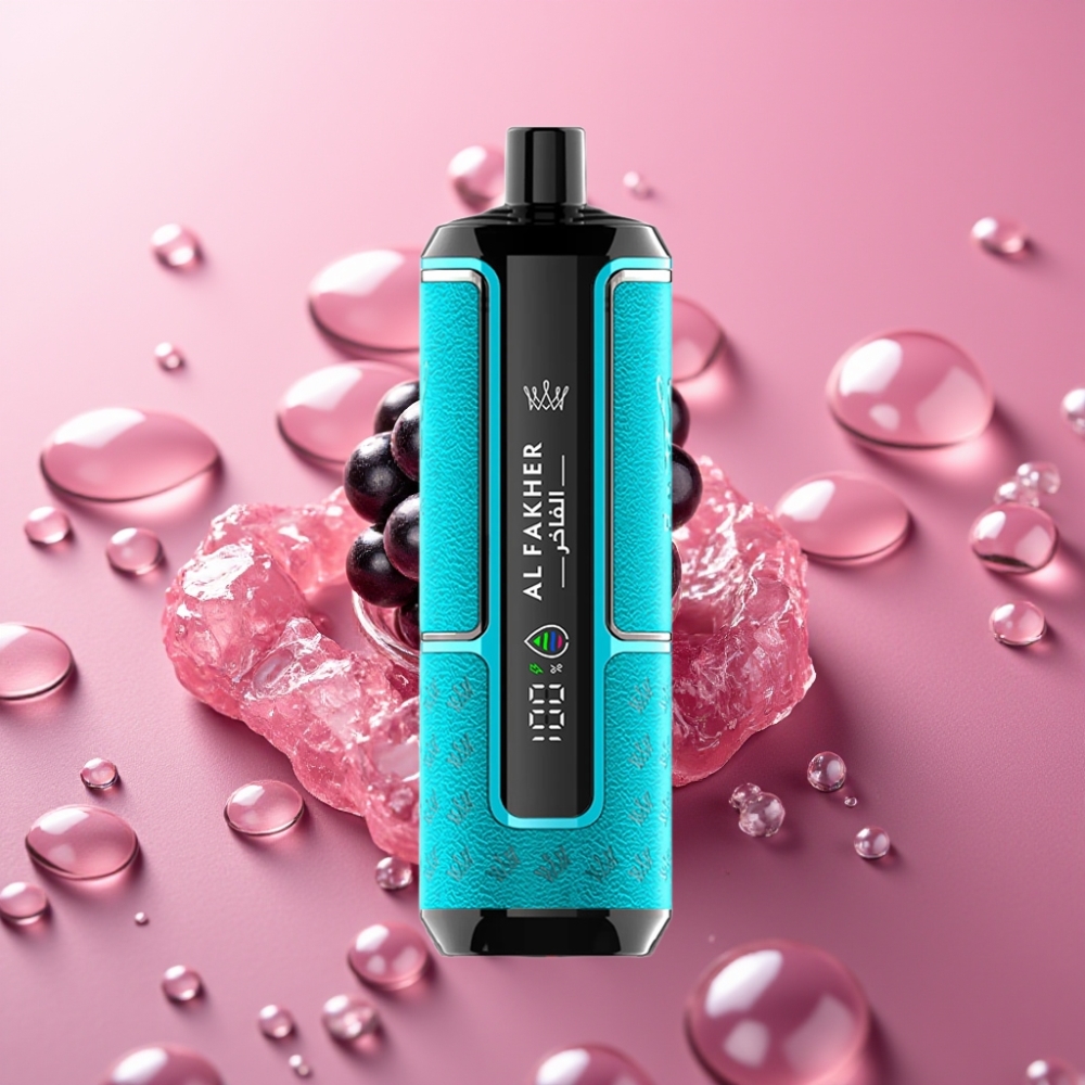 Al Fakher Crown Bar 15000 Hypermax Disposable Vape Kit 22ml 600mAh Blackcurrant Ice (בלקקארנט אייס)