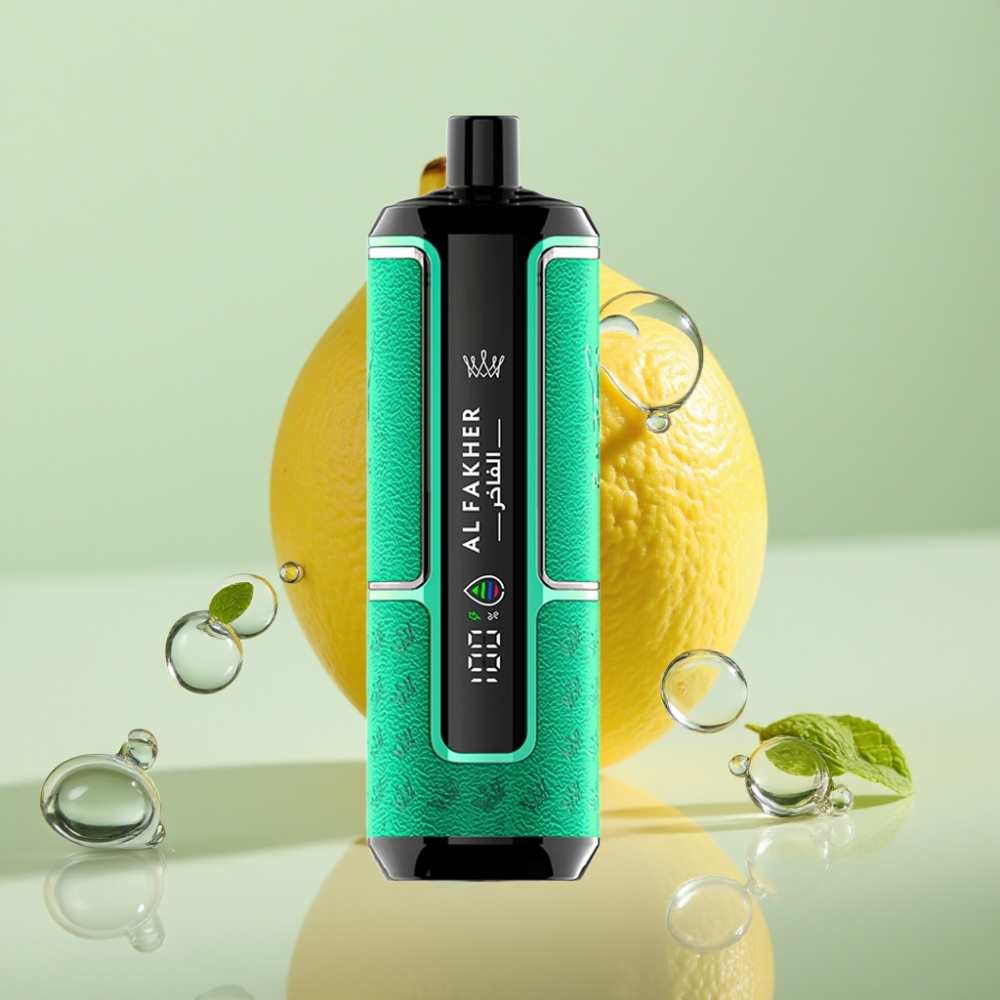 Al Fakher Crown Bar 15000 Hypermax Disposable Vape Kit לימון נענע