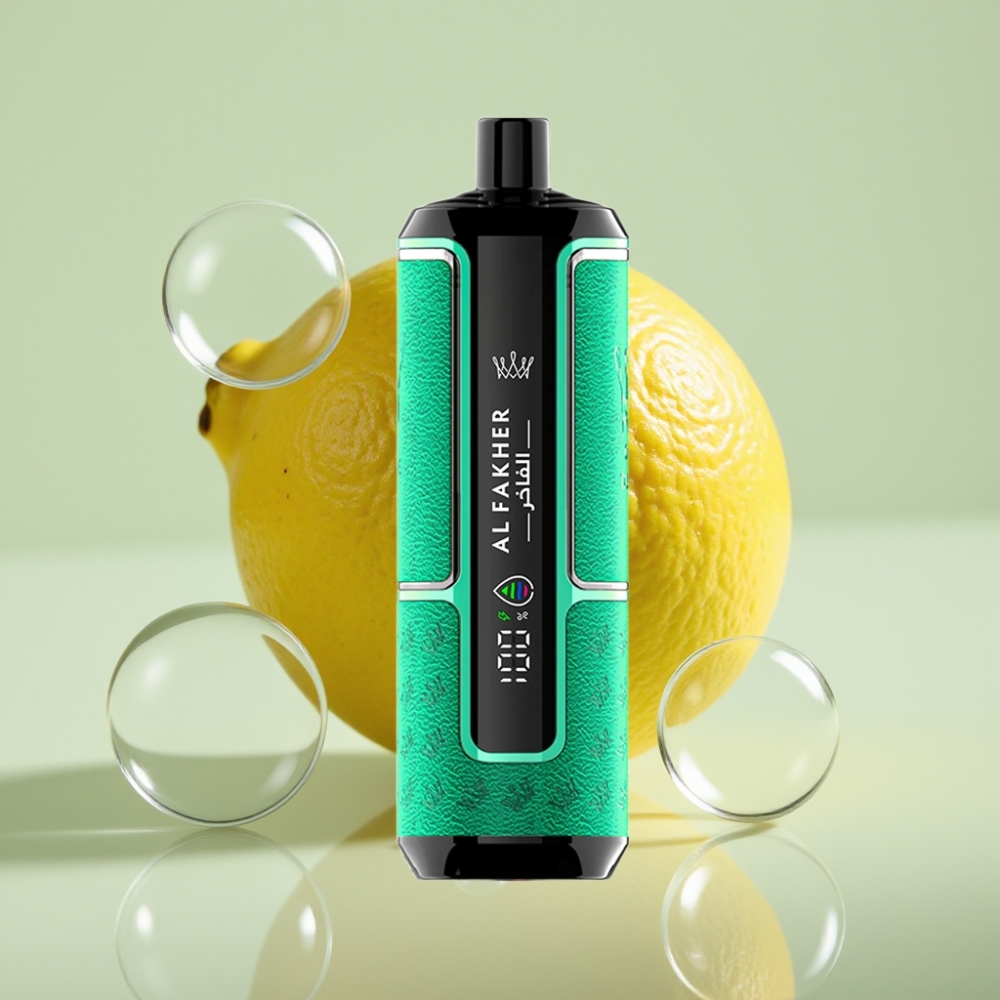 Al Fakher Crown Bar 15000 Hypermax Disposable Vape Kit לימון ליים