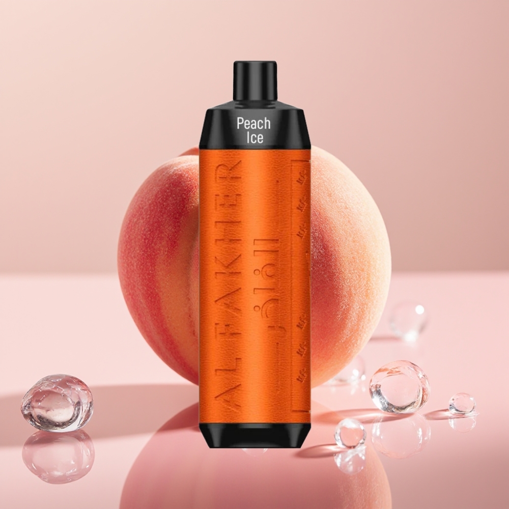 Al Fakher Crown Bar 8000 Crystal קריסטל מתכלה אייס אפרסק 18ml 600mAh