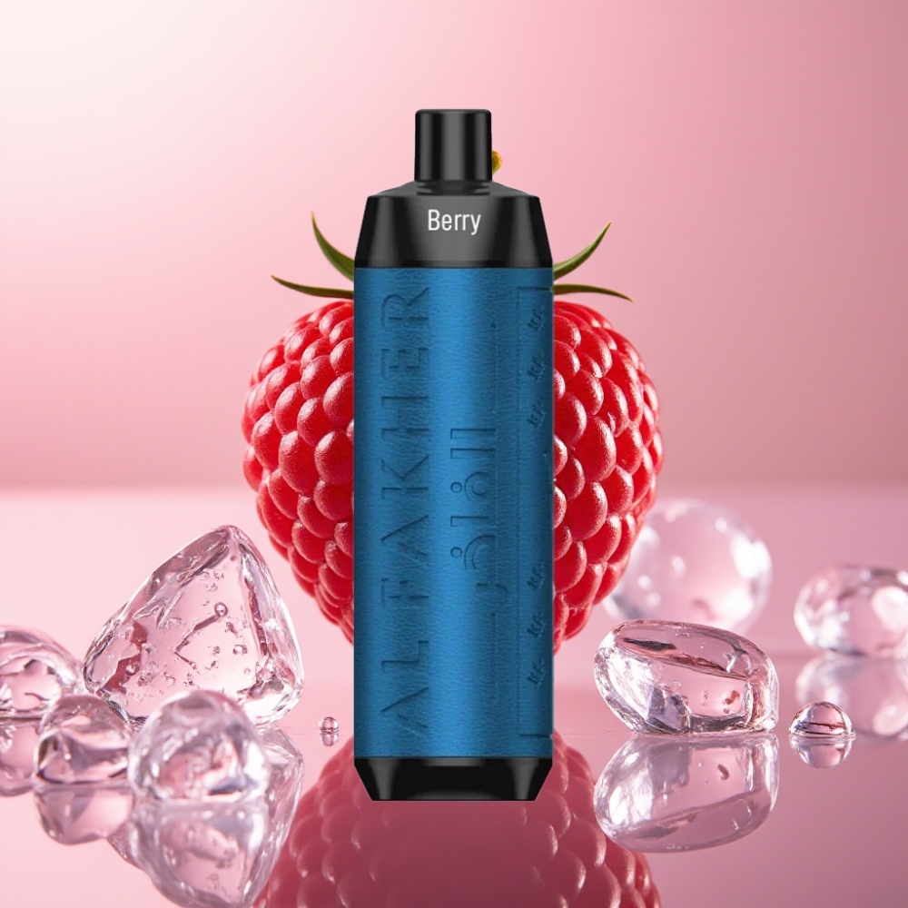 Al Fakher Crown Bar 8000 Crystal Disposable Vape 18ml Berry Ice (אוכמניות קרח) 600mAh