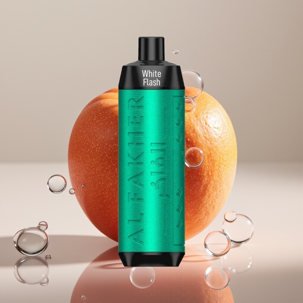 Al Fakher Crown Bar 8000 Crystal Disposable Vape 18ml לבן פלאש