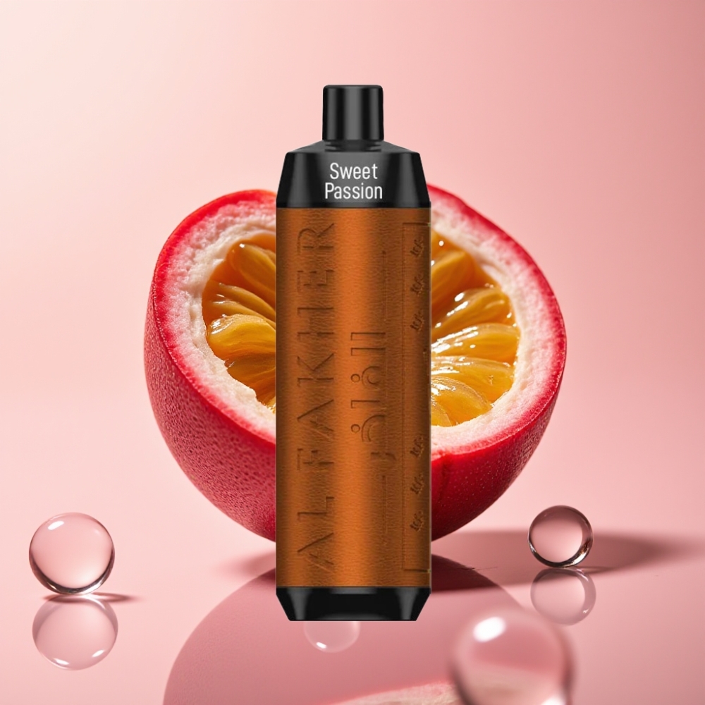 Al Fakher Crown Bar 8000 Crystal Disposable Vape 600mah בטעם פסיפלורה מתוקה