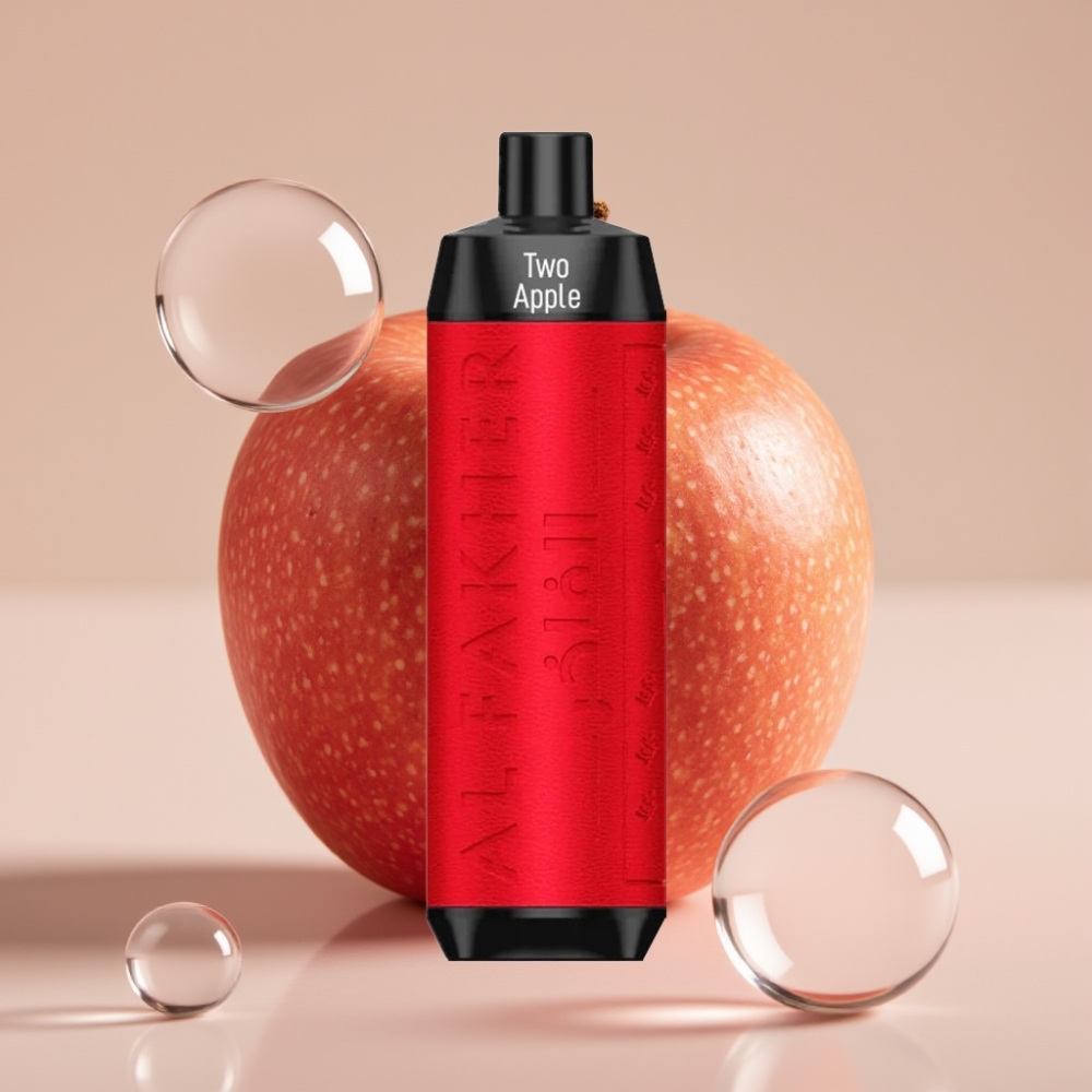 Al Fakher Crown Bar 8000 Puffs 18ml Two Apple (תפוחים כפולים)