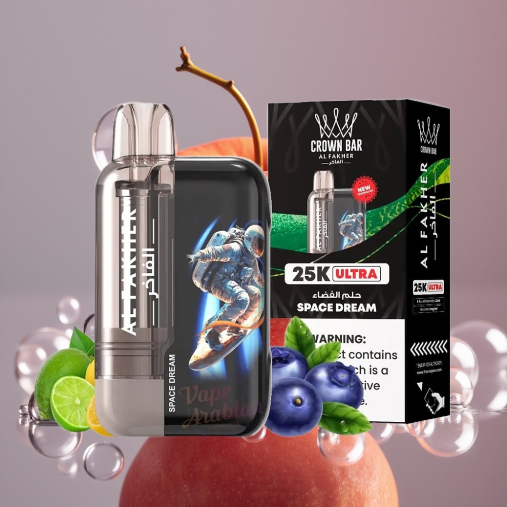 Al Fakher Crown Bar 25K LED Space Dream online wholesalers Israel