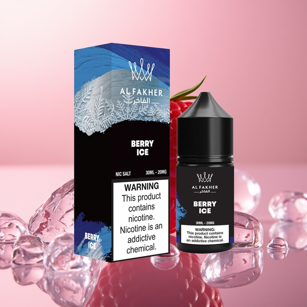 AL Fakher Nicotine Salt E-Liquid 30ml פרי קרח 20MG online wholesalers Israel