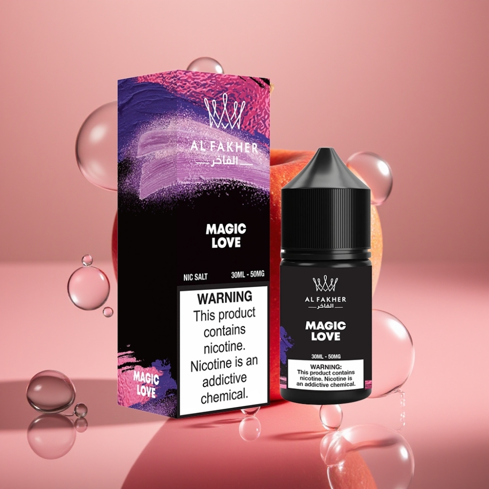 AL Fakher Nicotine Salt E-Liquid 30ml 50MG Magic Love (אהבה קסומה) Pod & Pen Compatible