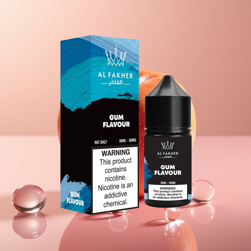 AL Fakher Nicotine Salt E-Liquid 30ml מסטיק 50MG online wholesalers Israel