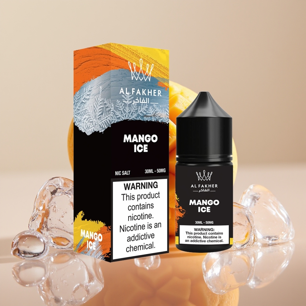 AL Fakher Nicotine Salt E-Liquid 30ml מנגו ICE פוד online wholesalers Israel