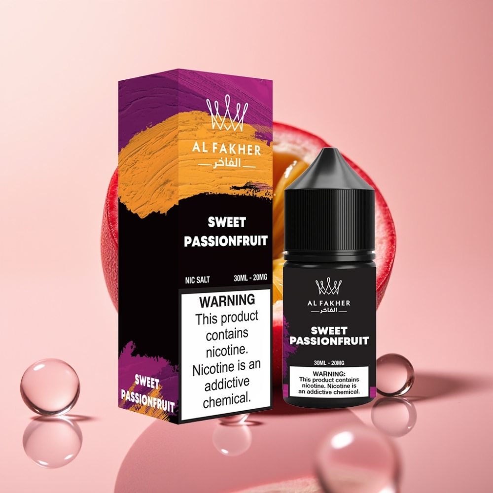 AL Fakher Nicotine Salt E-Liquid 30ml Sweet Passionfruit Pod Vape