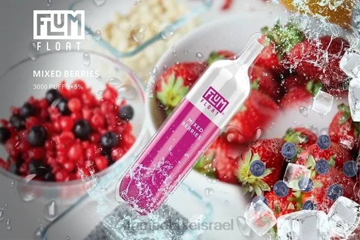 FLUM FLOAT 3000 שאיפות תערובת פירות יער 2H6V59 | FLUM PEBBLE VAPE PRICE