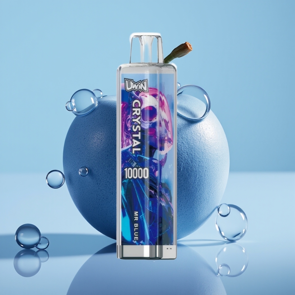 UWIN Crystal 10000 Puffs 18ml RGB מר בלו