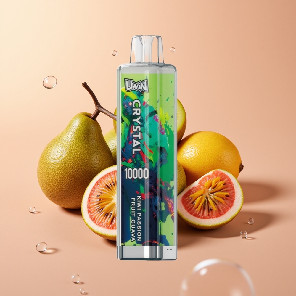 UWIN Crystal 10000 Puffs 18ml RGB קיווי פסיפלורה גויאבה