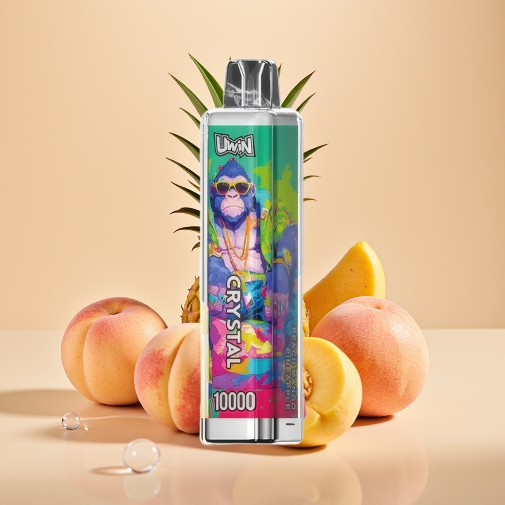 UWIN Crystal 10000 Puffs אפרסק מנגו אננס 18ml online wholesalers Israel