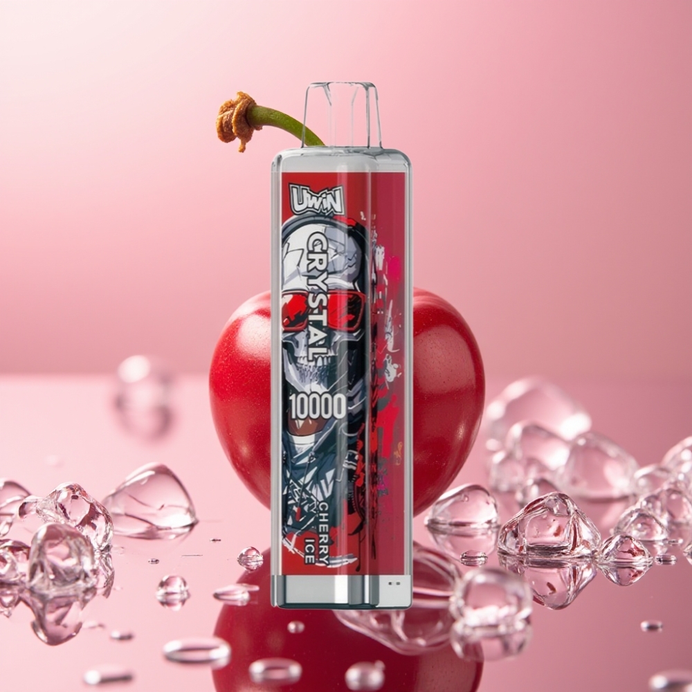 UWIN Crystal 10000 Puffs 18ml דובדבן קרח online wholesalers Israel