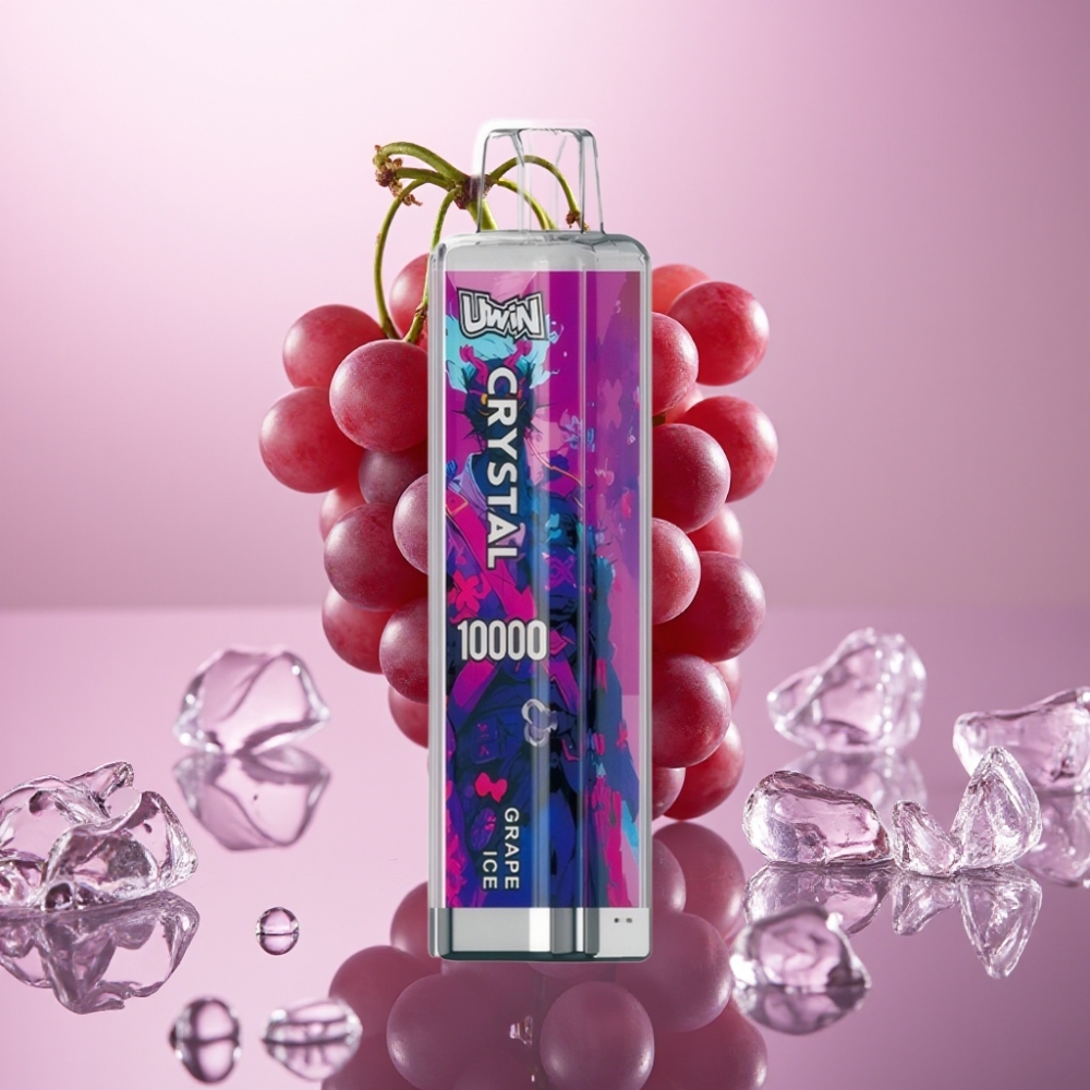 UWIN Crystal 10000 Puffs ענבים קפואים עם סוללת 650mAh