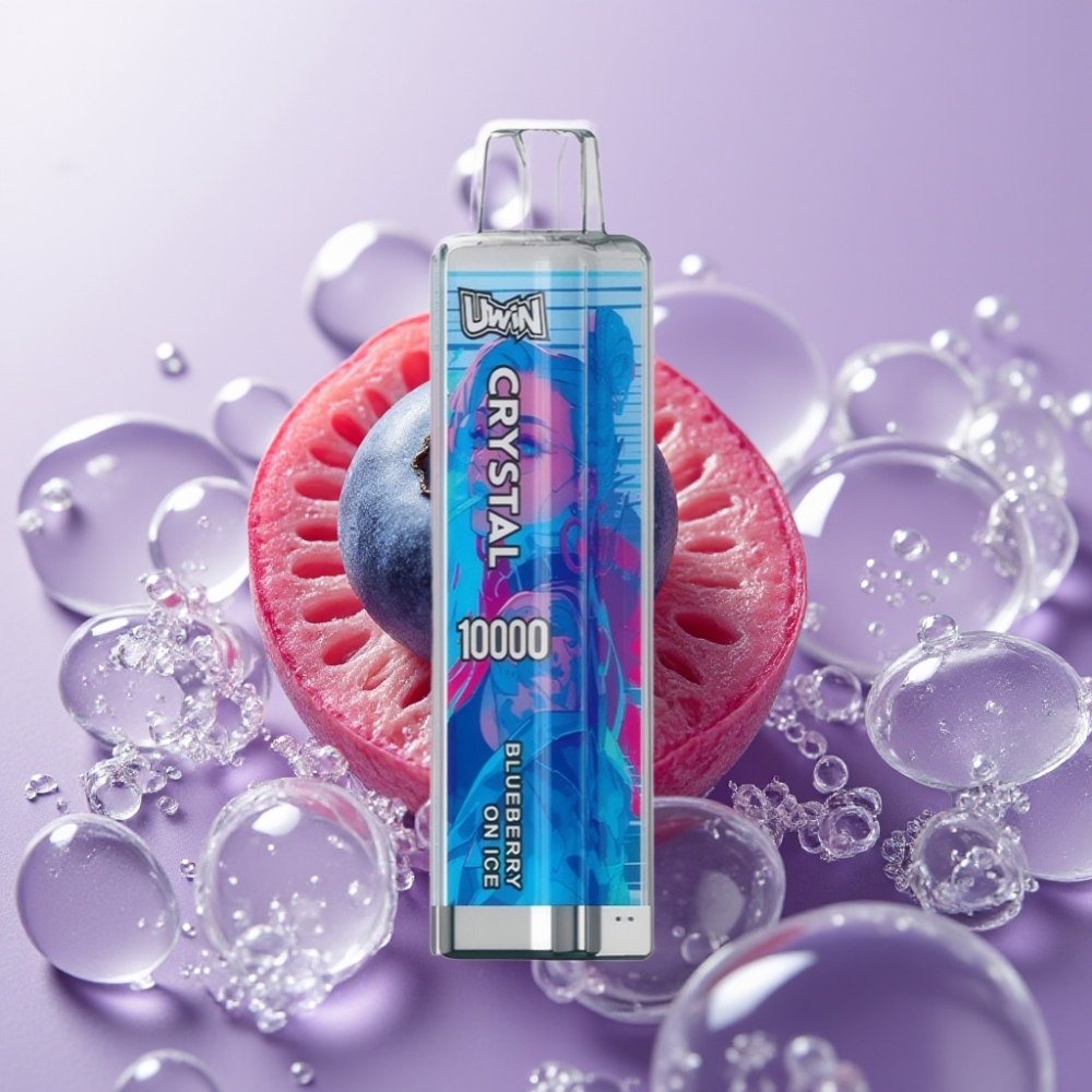 UWIN Crystal 10000 Puffs Blueberry On Ice 18ml RGB online wholesalers Israel