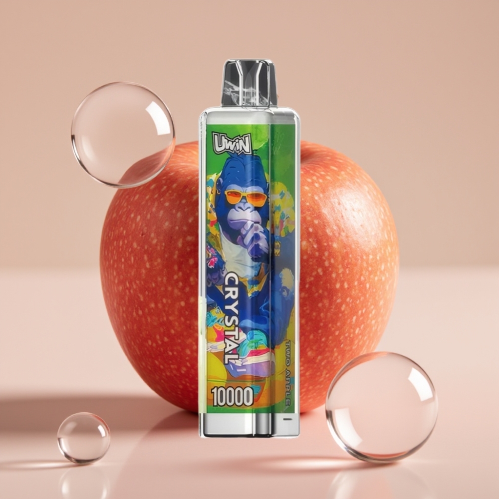 UWIN Crystal 10000 Puffs RGB תפוחים כפולים online wholesalers Israel