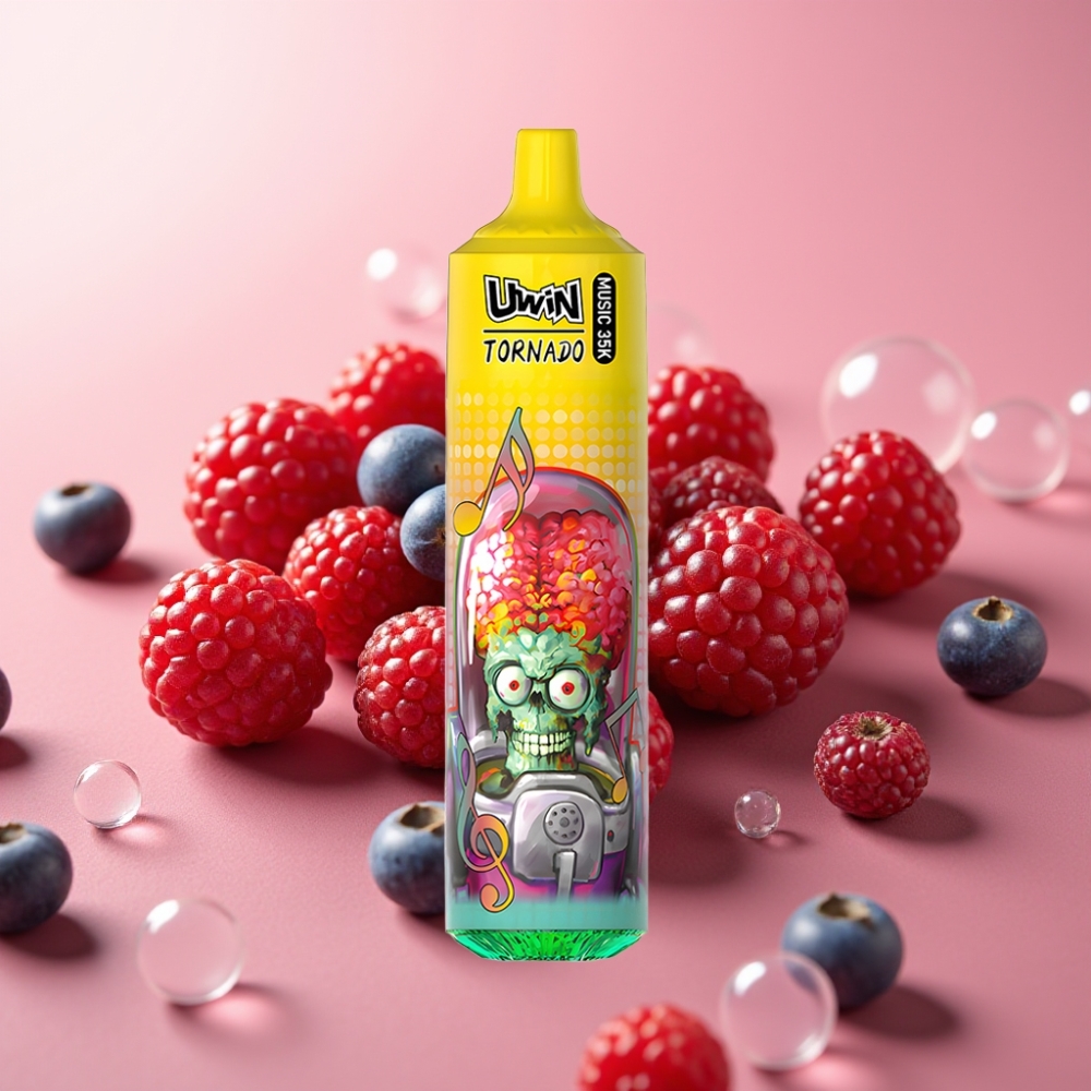 Uwin Tornado 35K Music Disposable Vape 35,000 Puffs 5% Mixed Berries