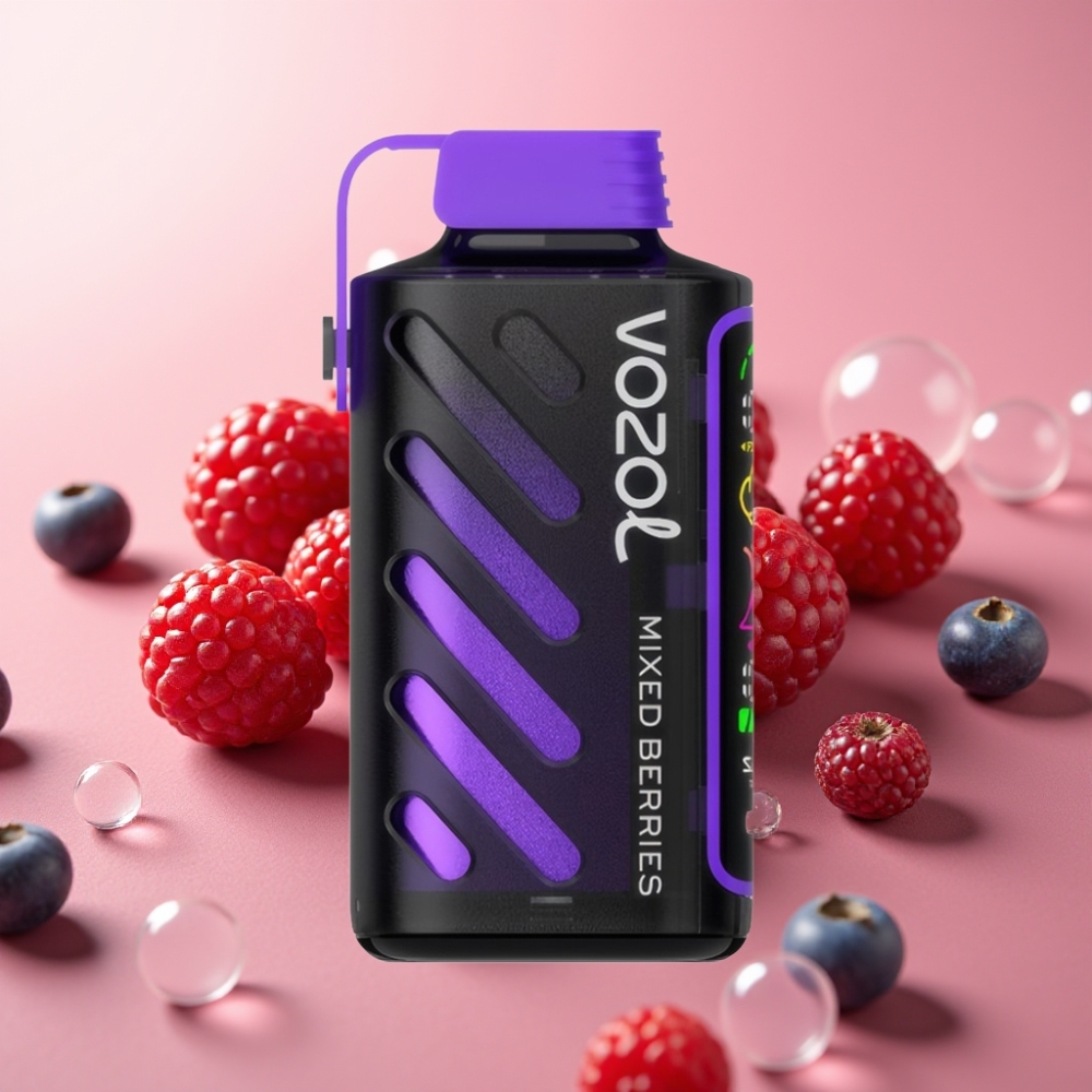 VOZOL Gear Power 20000 Puffs 20mL Mixed Berries S.i.L.C. Tech