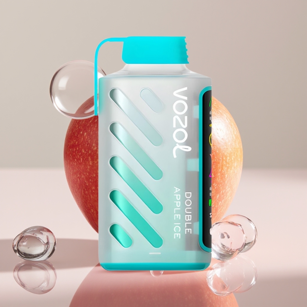VOZOL Gear Power 20000 Puffs Double Apple Ice S.i.L.C. Tech Full Screen Display