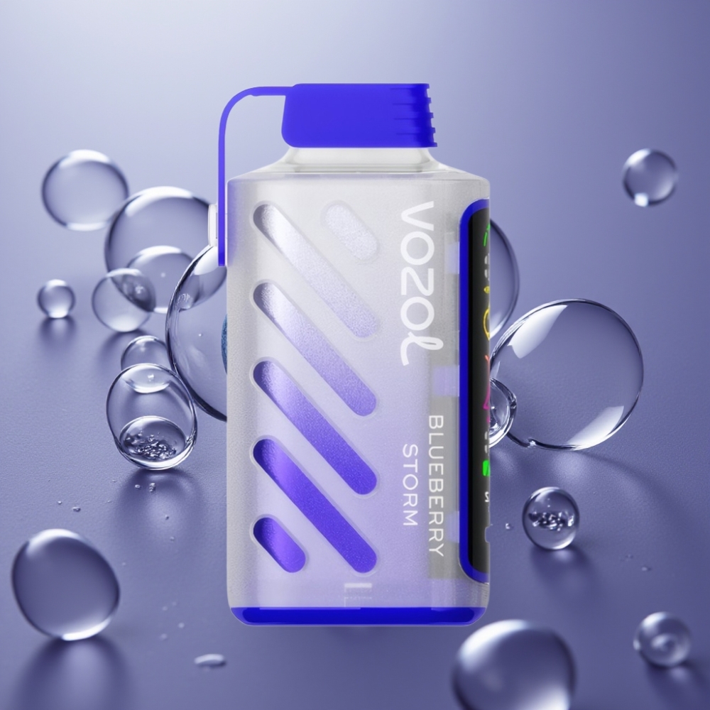 VOZOL Gear Power 20000 Puffs Dual Mesh Blueberry Storm (סופה של אוכמניות)