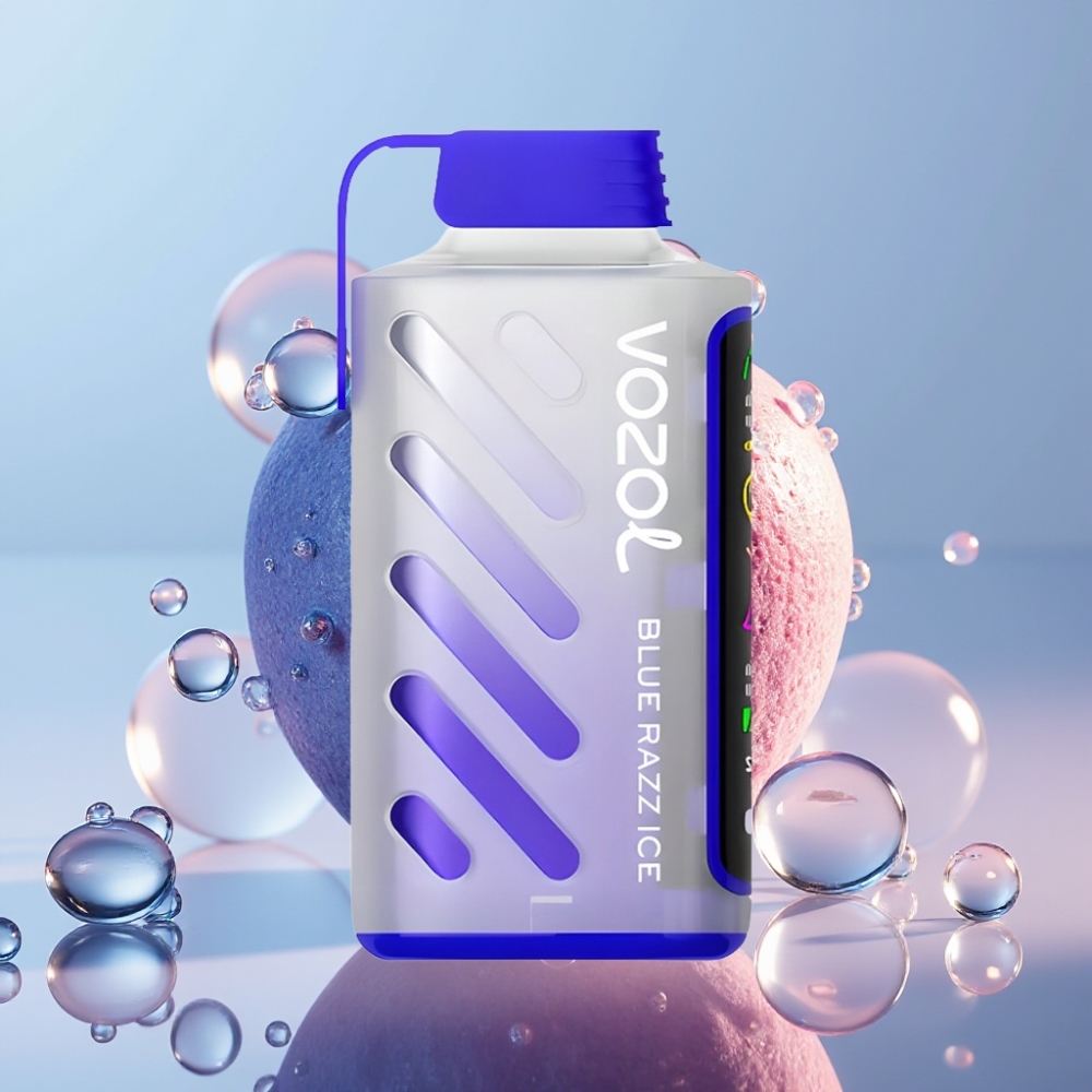 VOZOL Gear Power 20000 Puffs Dual Mesh טכנולוגיית S.i.L.C. כחול ראז אייס