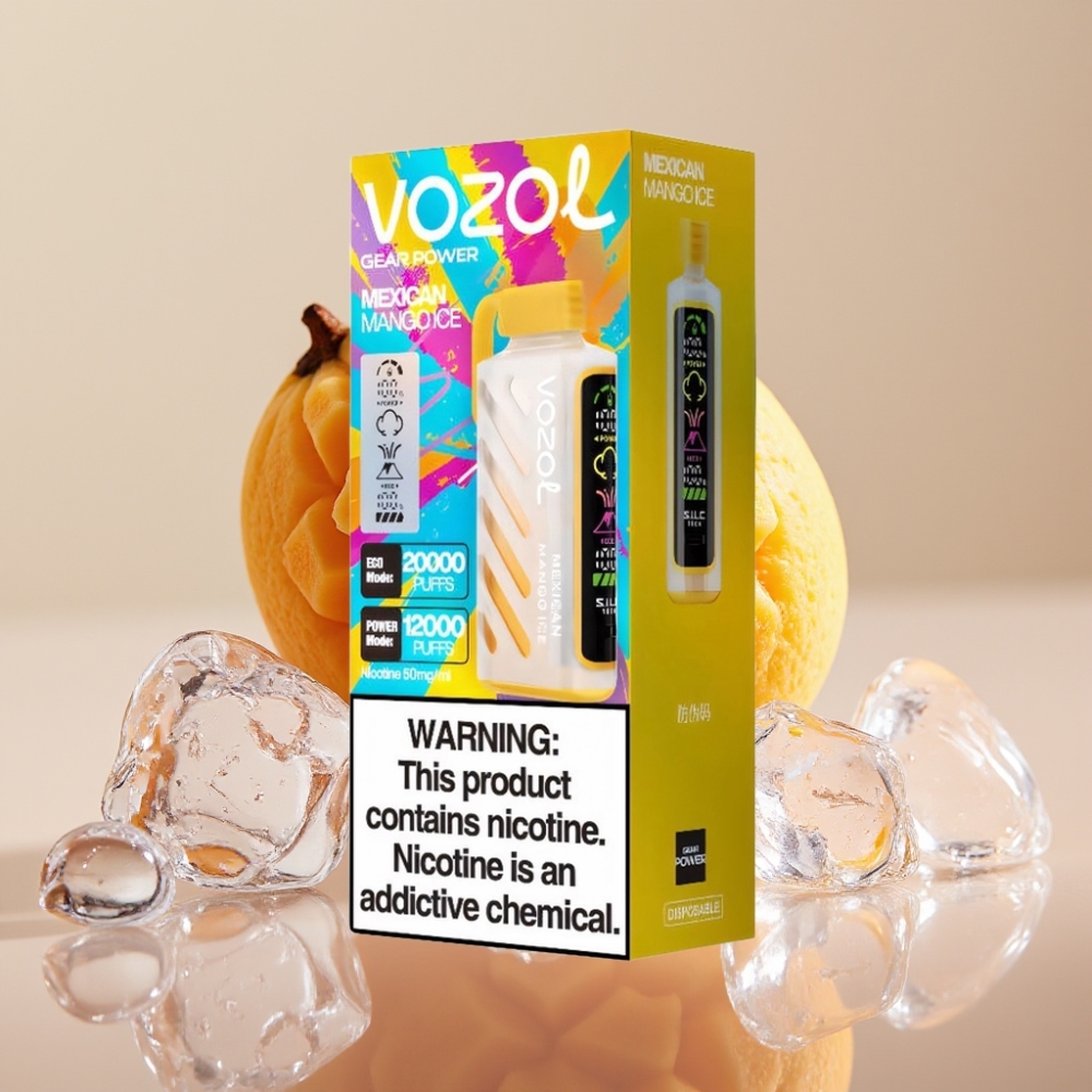 VOZOL Gear Power 20000 Puffs Mexican Mango Ice Dual Mesh Coil S.i.L.C. Tech