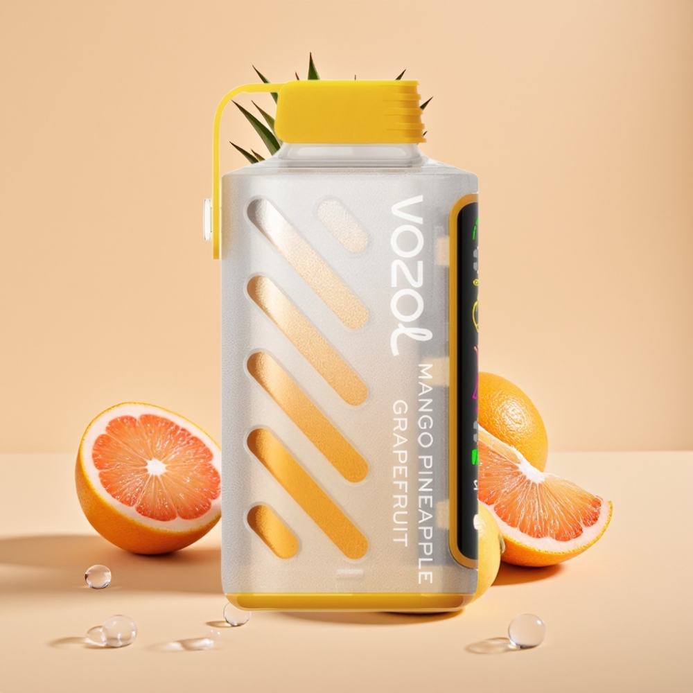 VOZOL Gear Power 20000 Puffs עם מנגו אננס אשכולית ותצוגה מלאה