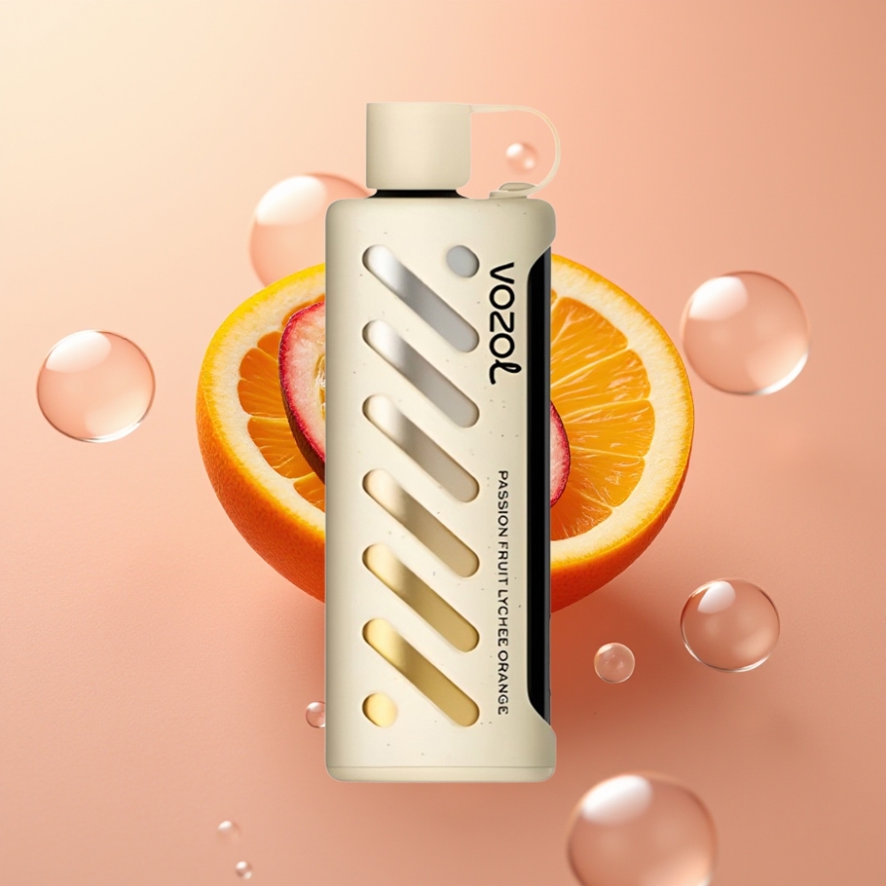 VOZOL Gear Shisha 25000 Puffs תפוז ליצ'י פסיפלורה S.i.L.C Tech Dual Mesh