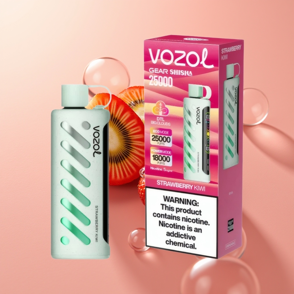 VOZOL Gear Shisha 25000 Puffs תות קיווי S.i.L.C Tech
