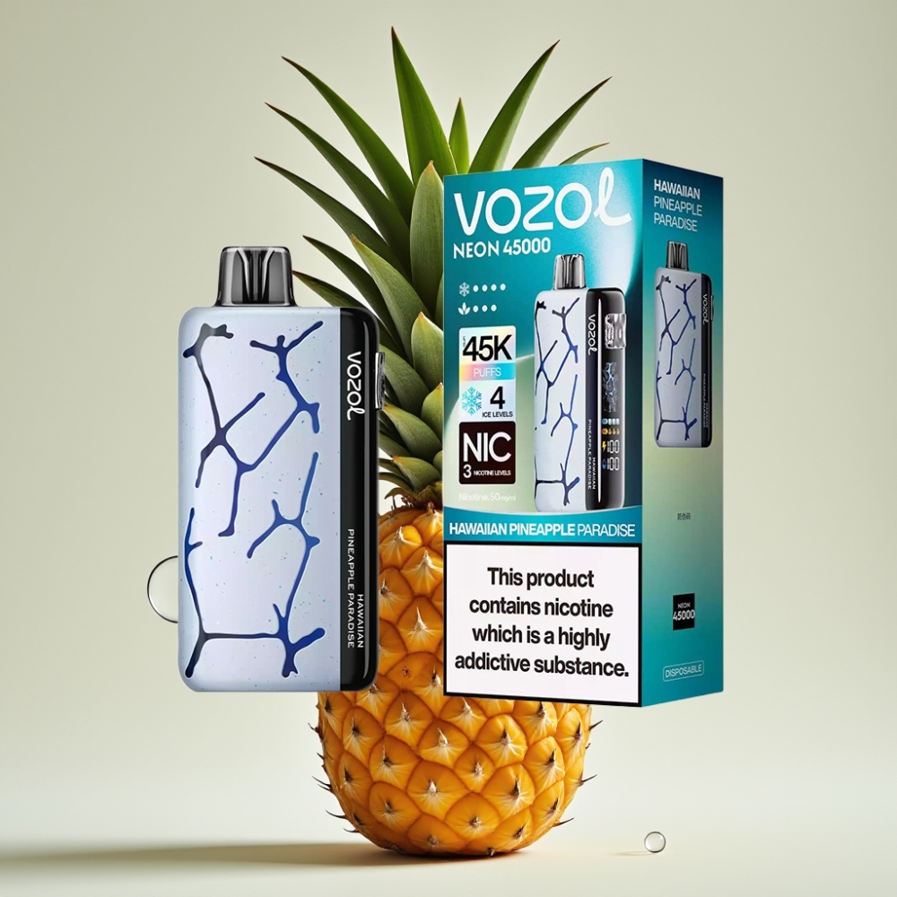 Vozol Neon 45K 45000 Puffs מפלט קרח משתנה אננס הוואי