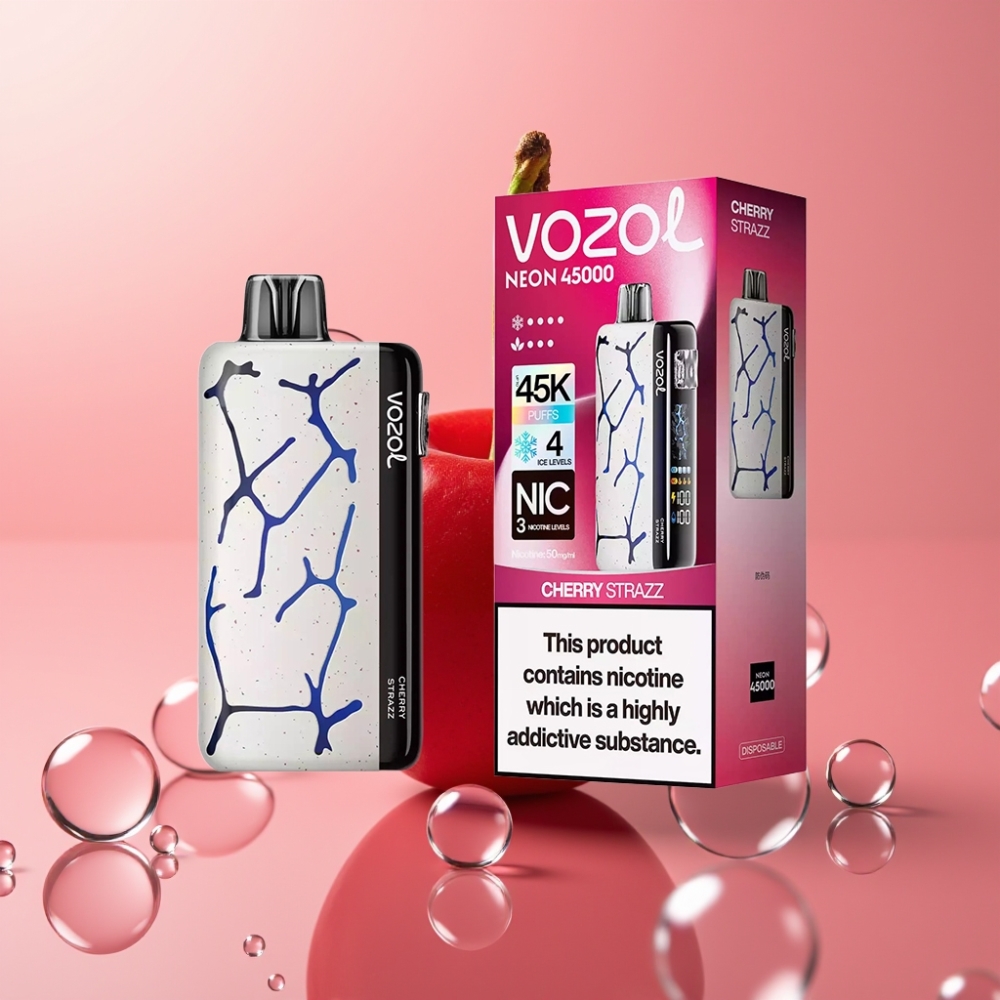 Vozol Neon 45K 45000 Puffs משקה דובדבן מתכוונן online wholesalers Israel