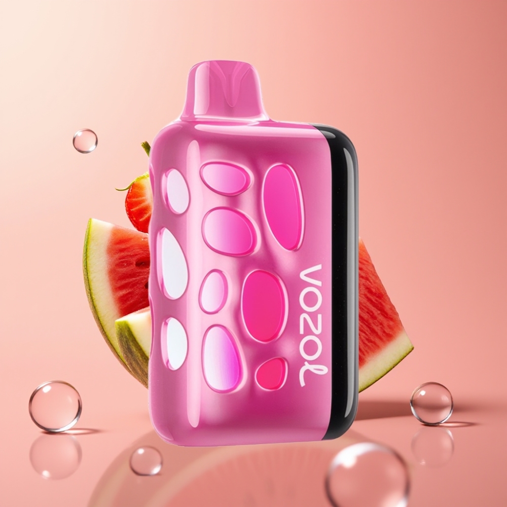 VOZOL RAVE 40000 Disposable Vape תות אבטיח עם סוללת 1000mAh ומצב מסיבה