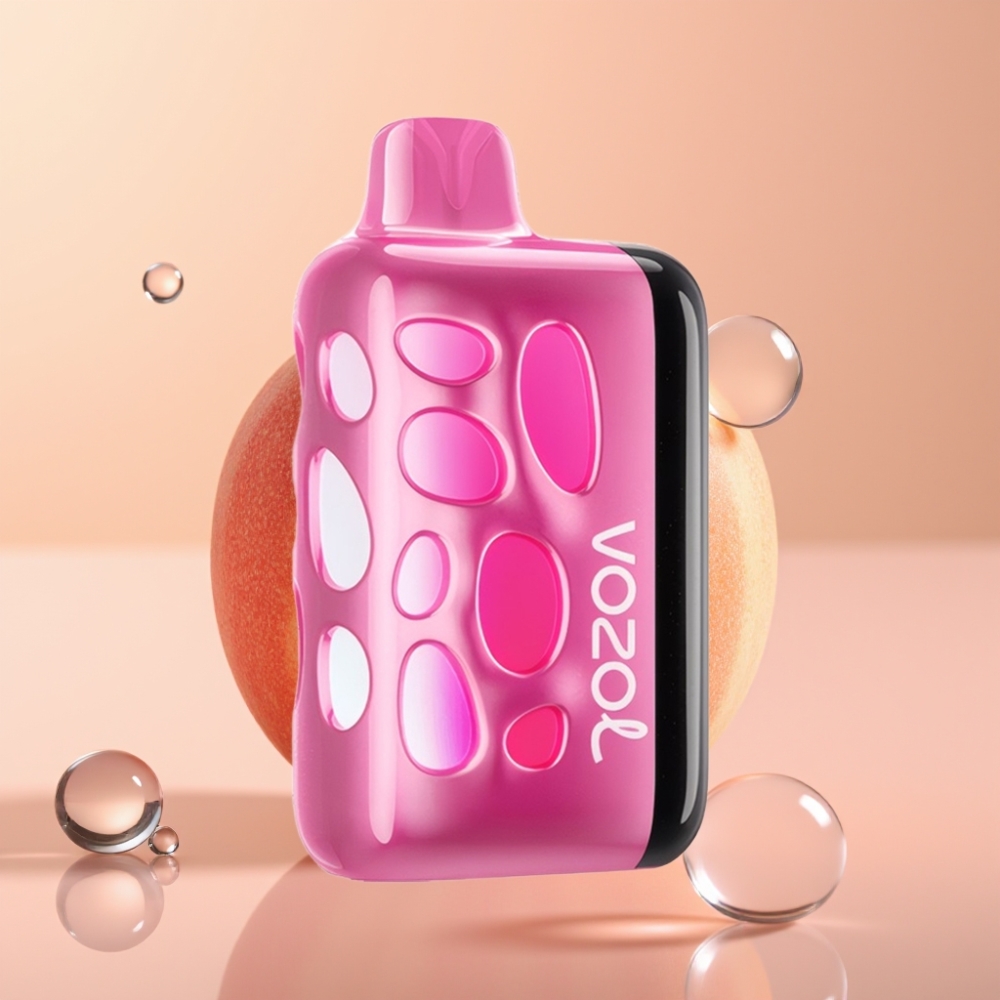 VOZOL RAVE 40000 Disposable Vape ויברציה 270 מעלות תות אבטיח אפרסק