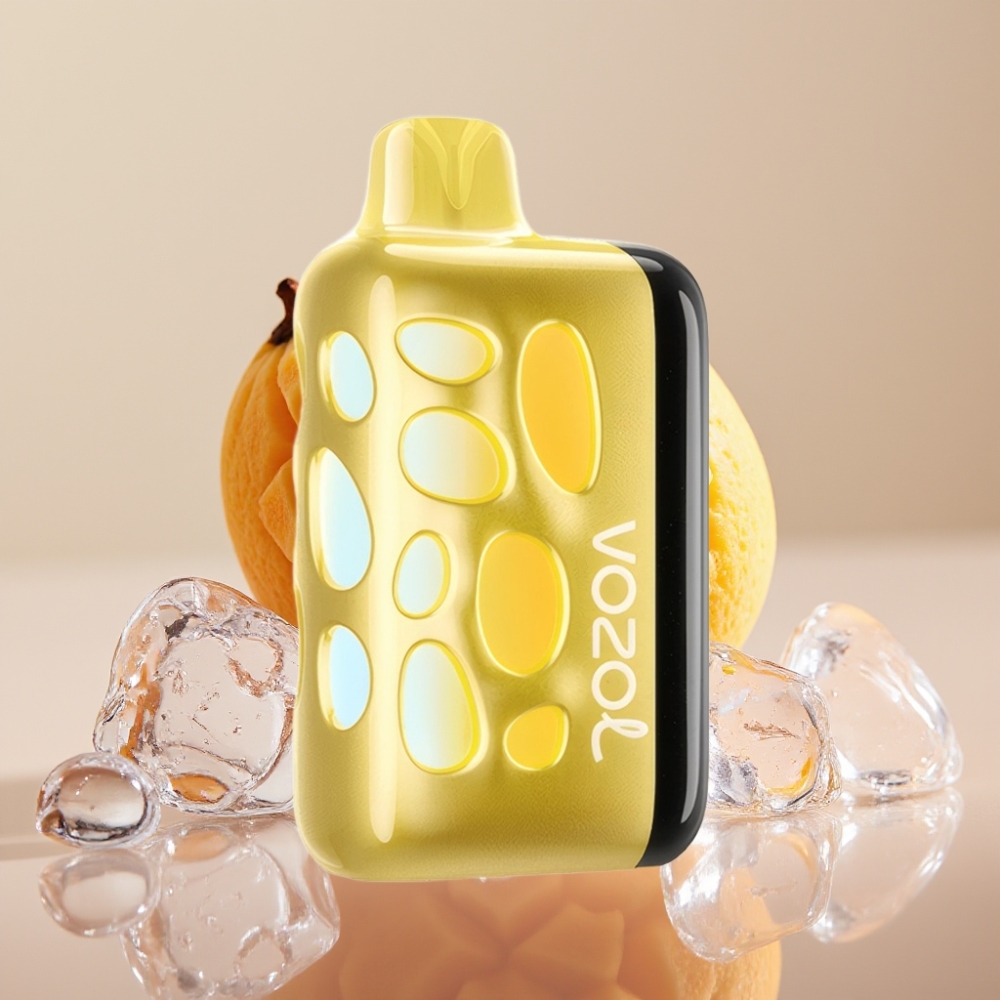 VOZOL RAVE 40000 Disposable Vape גליץ מנגו קרח 270° עיצוב זוהר מצב מסיבה