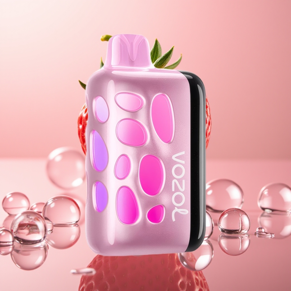 VOZOL RAVE 40000 Strawberry Ice Eclipse 270° Glow Disposable Vape