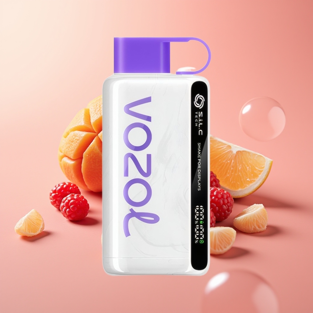 VOZOL STAR 9000/12000 טעם פטל מנגו אשכולית עם טעינה מהירה 30% S.i.L.C TECH