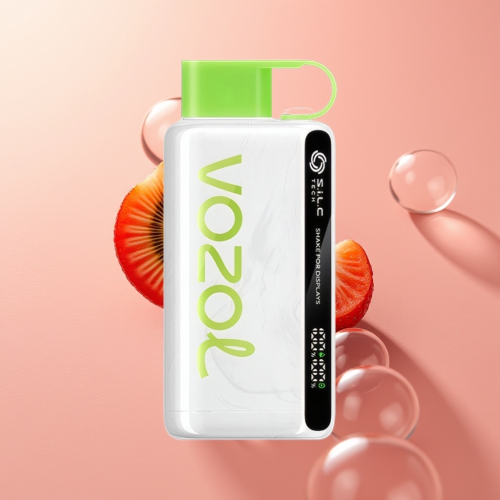 VOZOL STAR 9000/12000 Disposable Vape תות קיווי טעון מהיר 30%+סוללה 650mAh