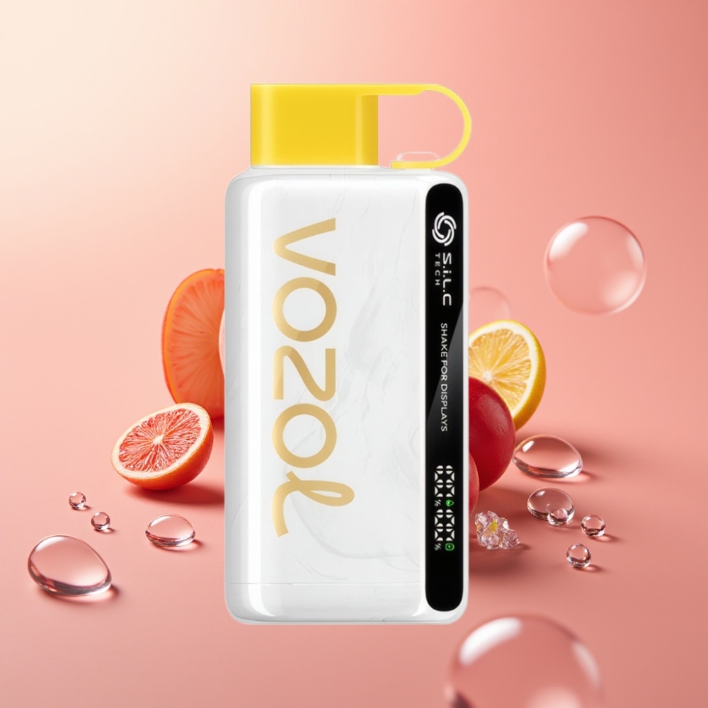 VOZOL STAR 9000/12000 Disposable Vape טכנולוגיית S.i.L.C טעם דובדבן אפרסק לימונדה