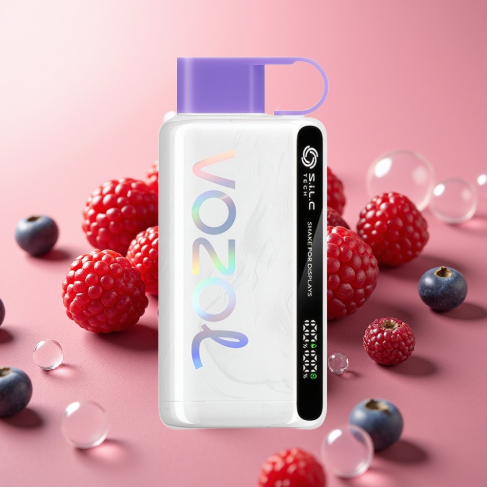 VOZOL STAR 9000/12000 Disposable Vape טעם פירות יער עם S.i.L.C TECH וטעינה מהירה ב-30%