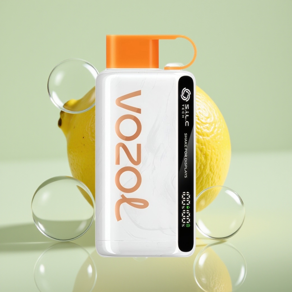 VOZOL STAR 9000/12000 Disposable Vape לימון ליים עם S.i.L.C TECH וטעינה מהירה ב-30%