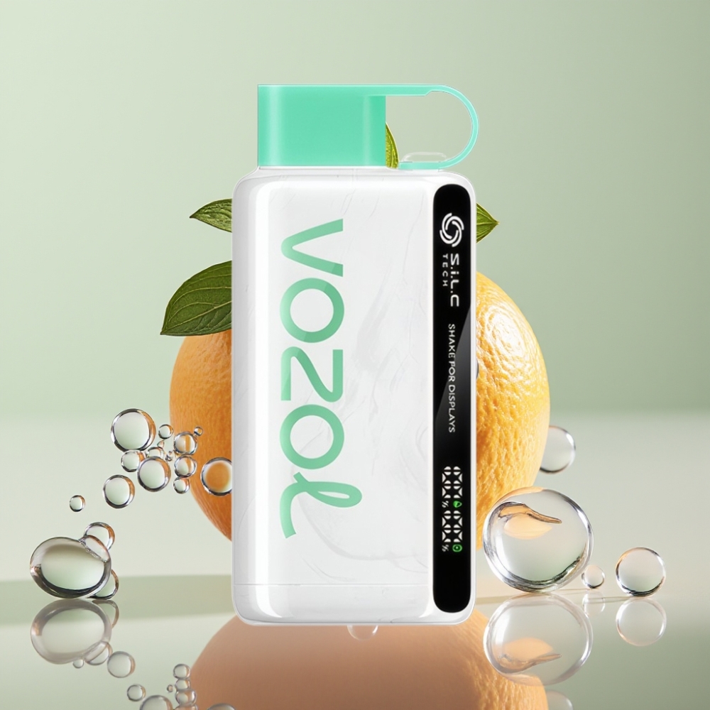 VOZOL STAR 9000/12000 Disposable Vape מנטה קריר עם S.i.L.C TECH וטעינה מהירה ב-30%